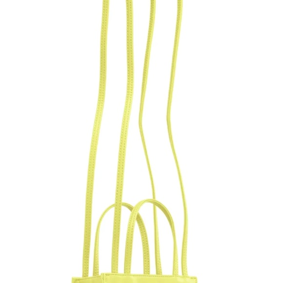 🌈NWT TELFAR margarine yellow small shopping bag tote
